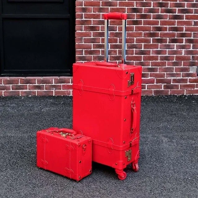 20"22"24"Inch Pu Leather Trip Wheels Suitcases And Travel Bags,Wheel Universal Wheel For Men And