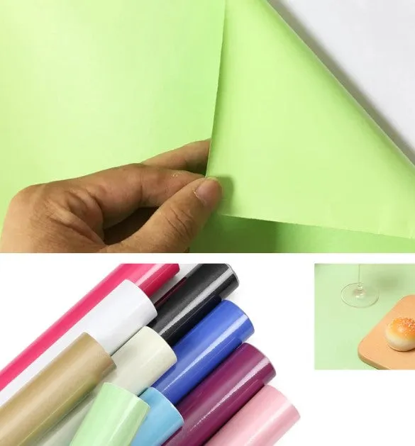 80CM Wide Matte And Shiny Vinyl Contact Paper Bathroom Kitchen Countertops