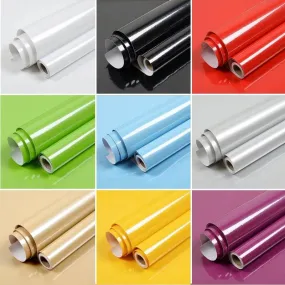 80CM Wide Matte And Shiny Vinyl Contact Paper Bathroom Kitchen Countertops