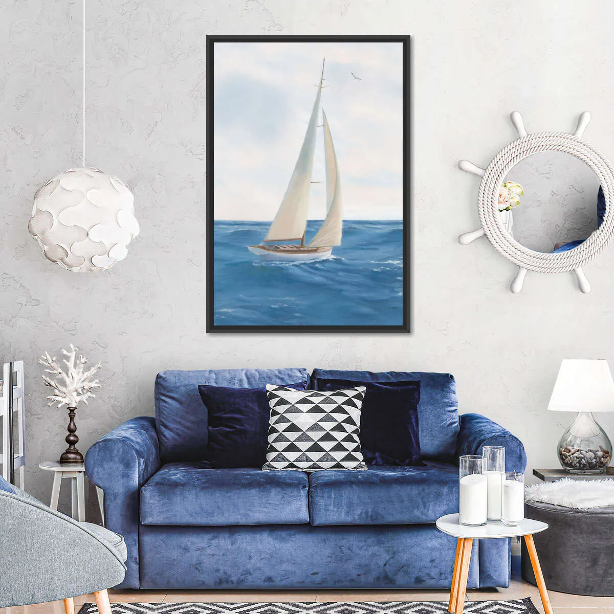 A Day At Sea III Wall Art
