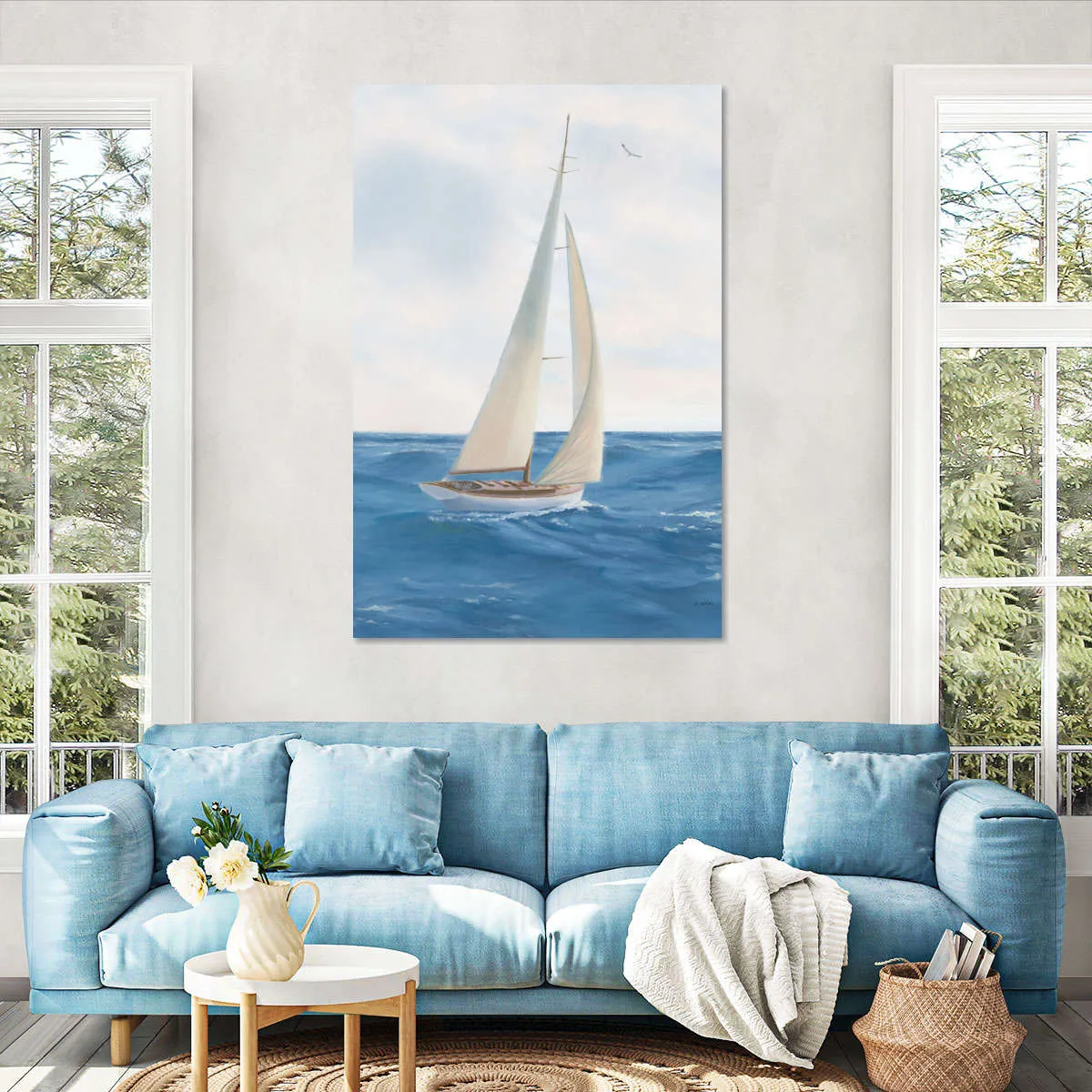 A Day At Sea III Wall Art