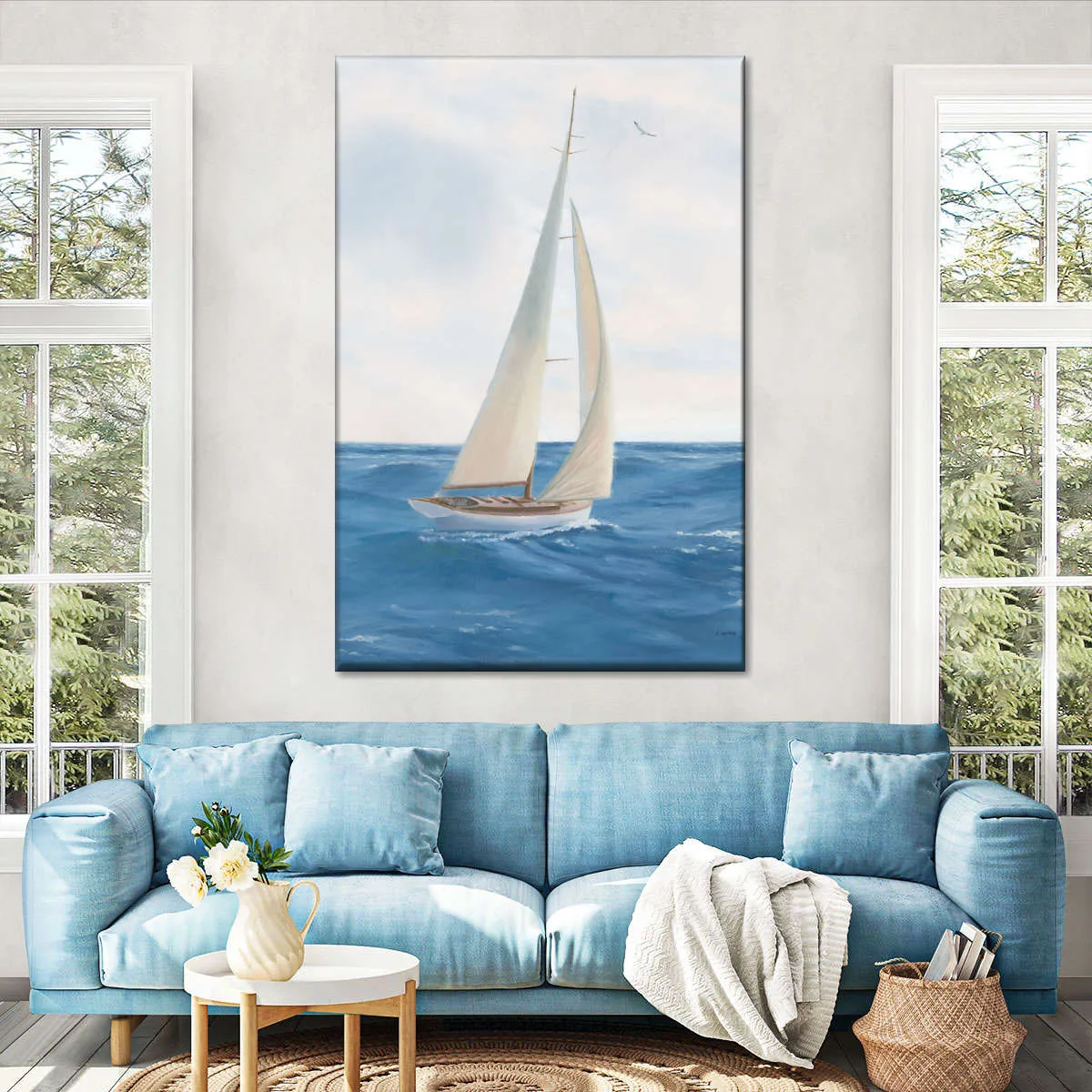 A Day At Sea III Wall Art