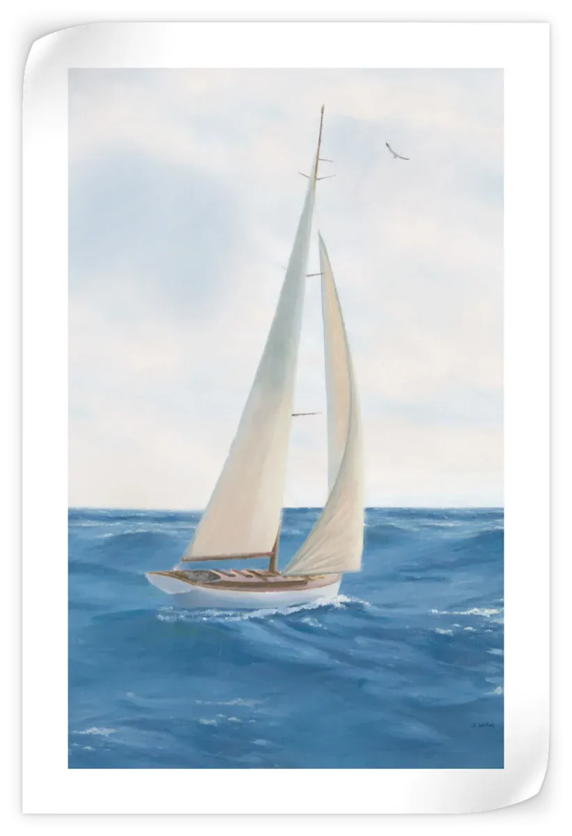 A Day At Sea III Wall Art