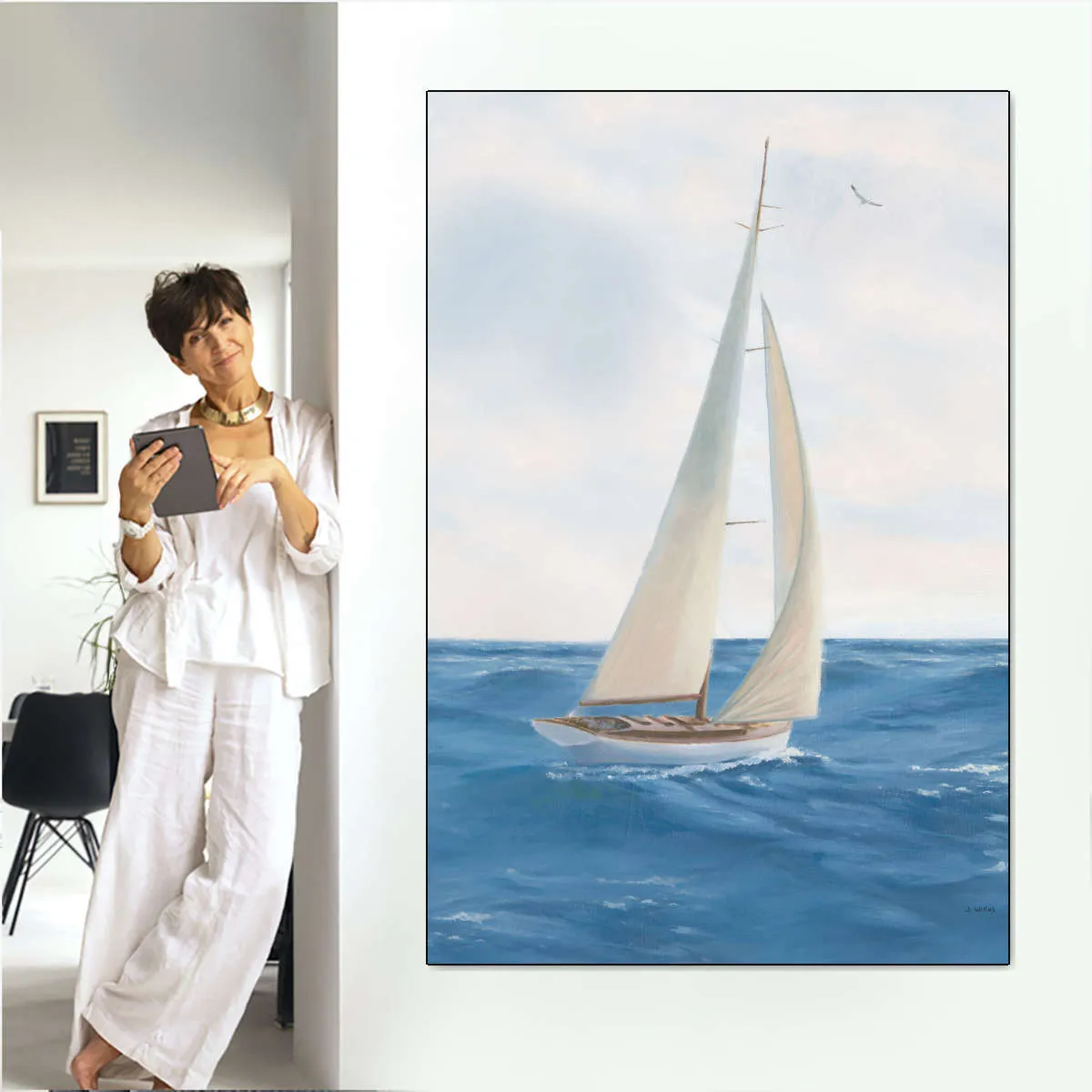A Day At Sea III Wall Art