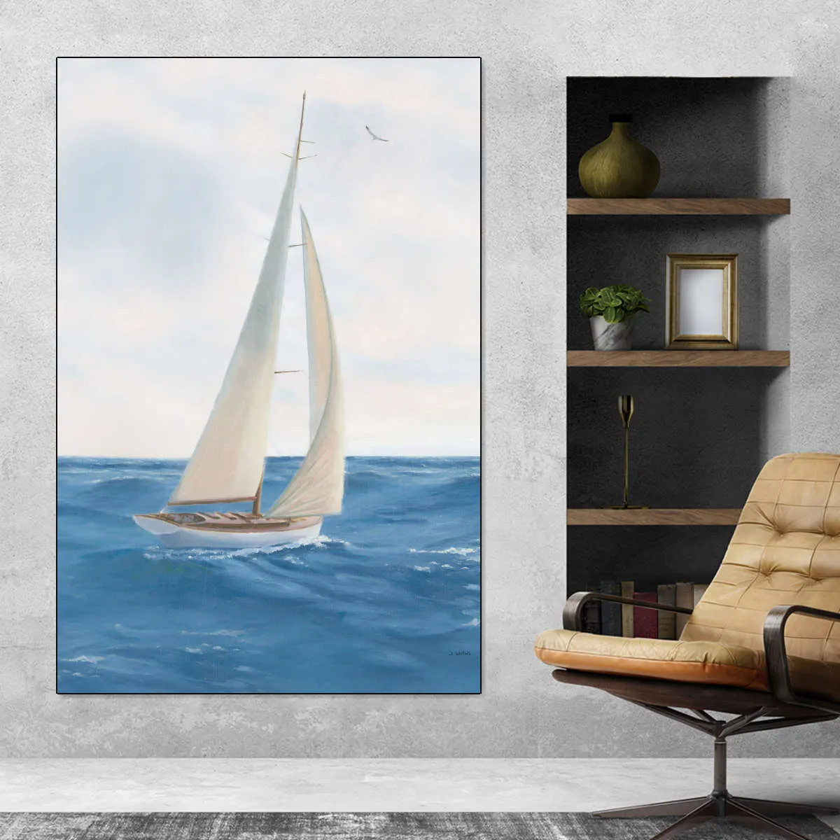 A Day At Sea III Wall Art