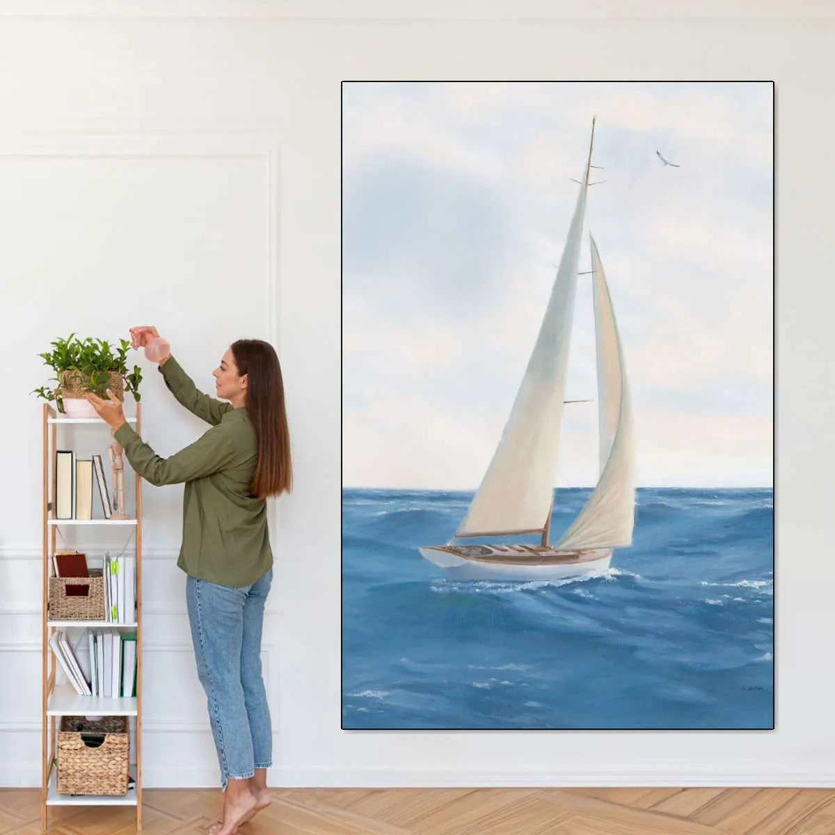 A Day At Sea III Wall Art