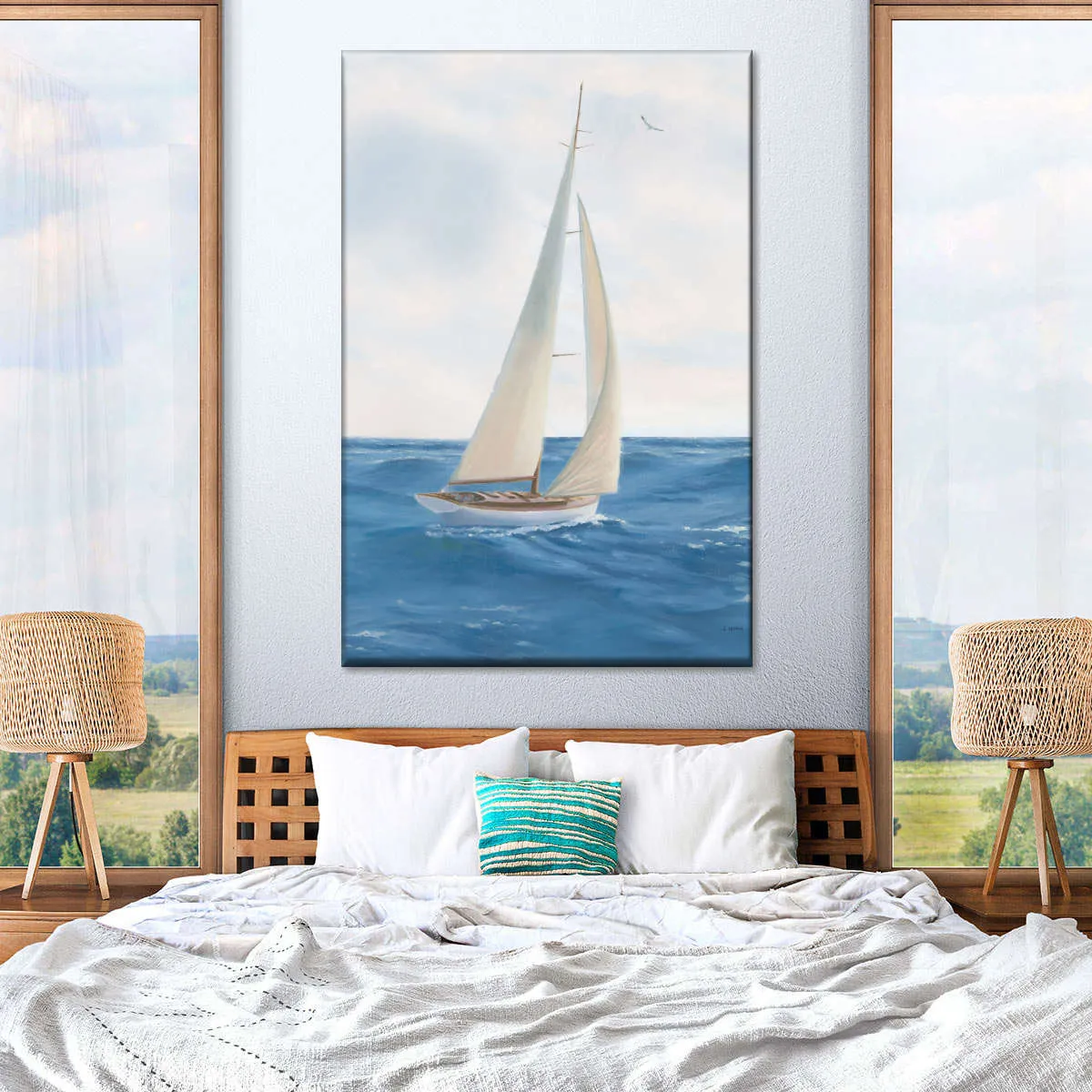 A Day At Sea III Wall Art