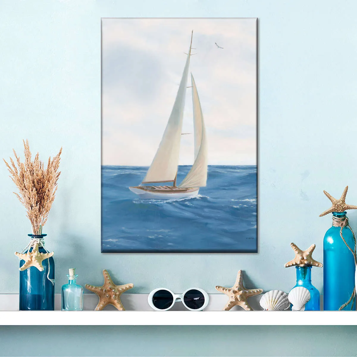 A Day At Sea III Wall Art