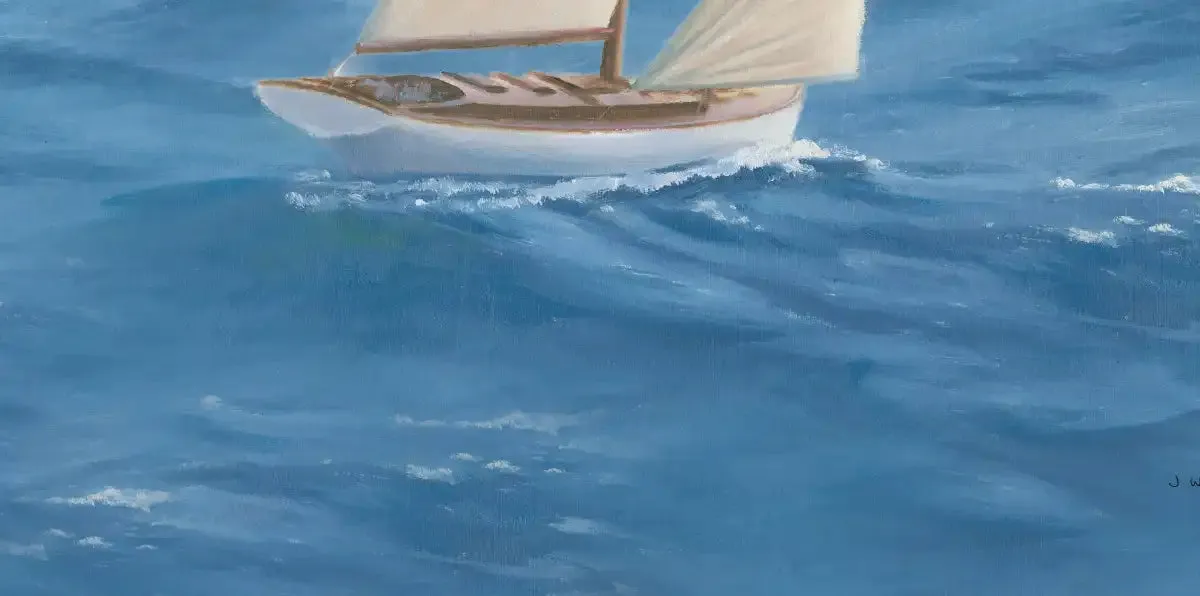 A Day At Sea III Wall Art