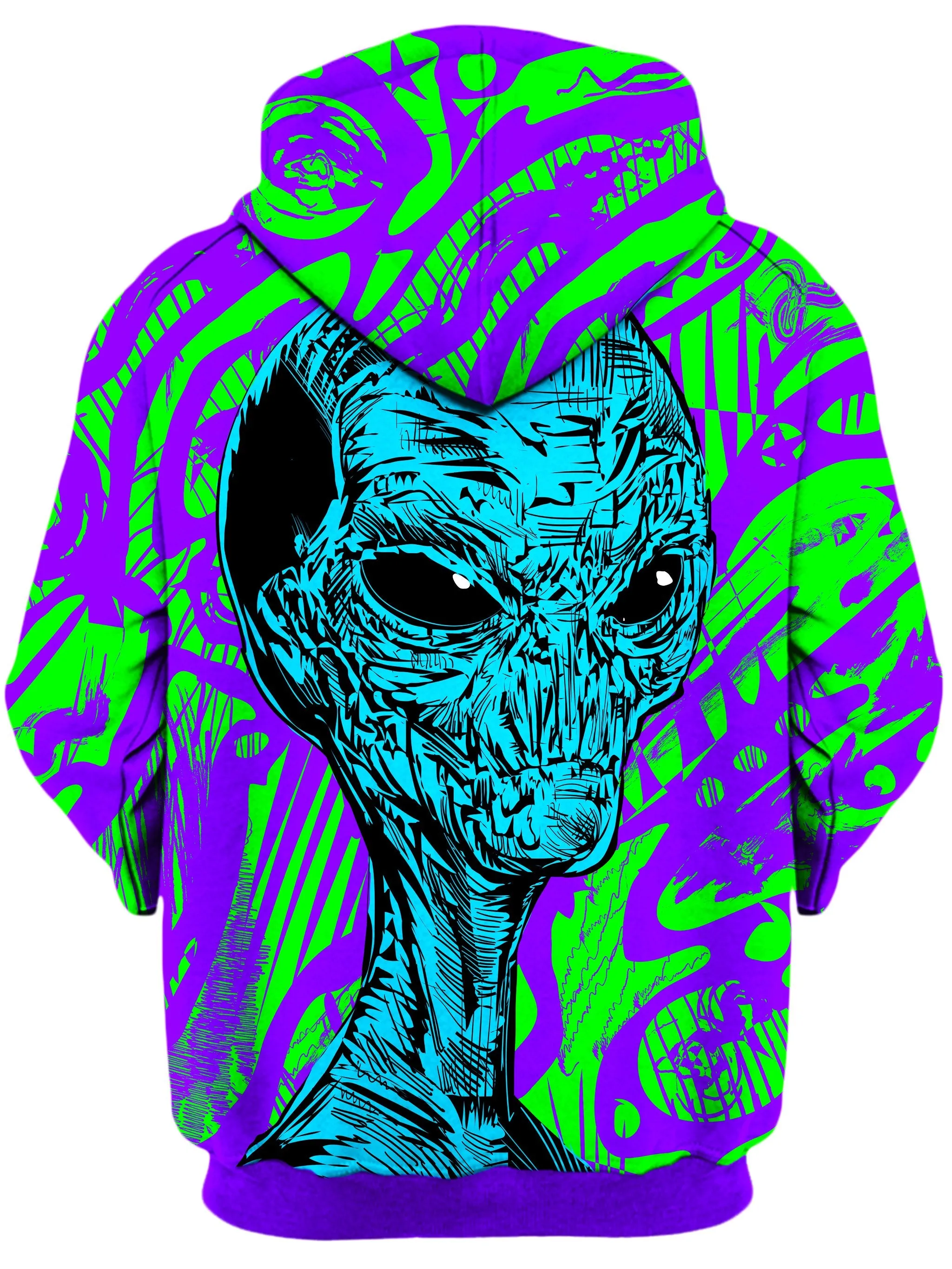 Alien Unisex Zip-Up Hoodie