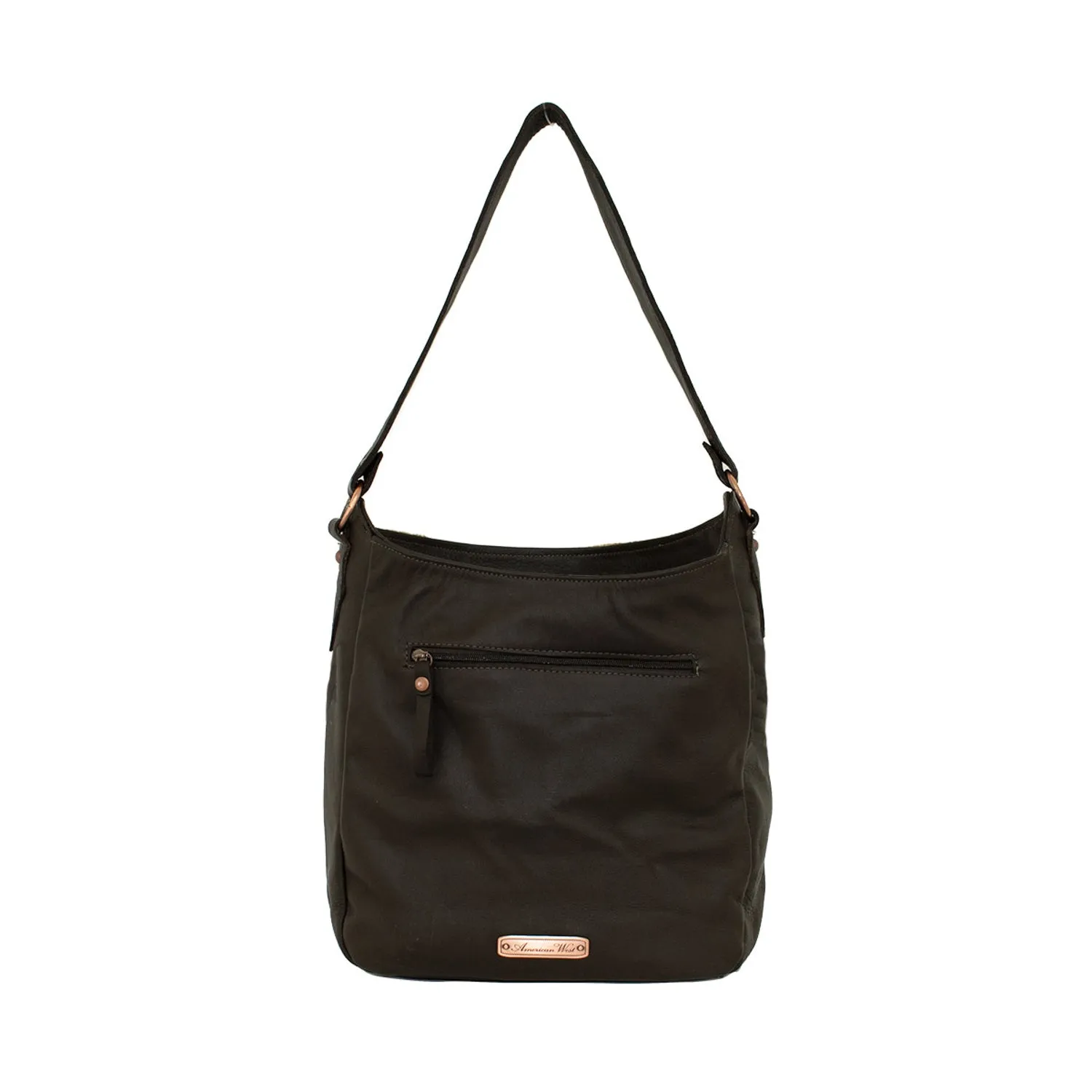 American West Womens Bits and Bridle Woven Tapestry Leather Handbag Bag