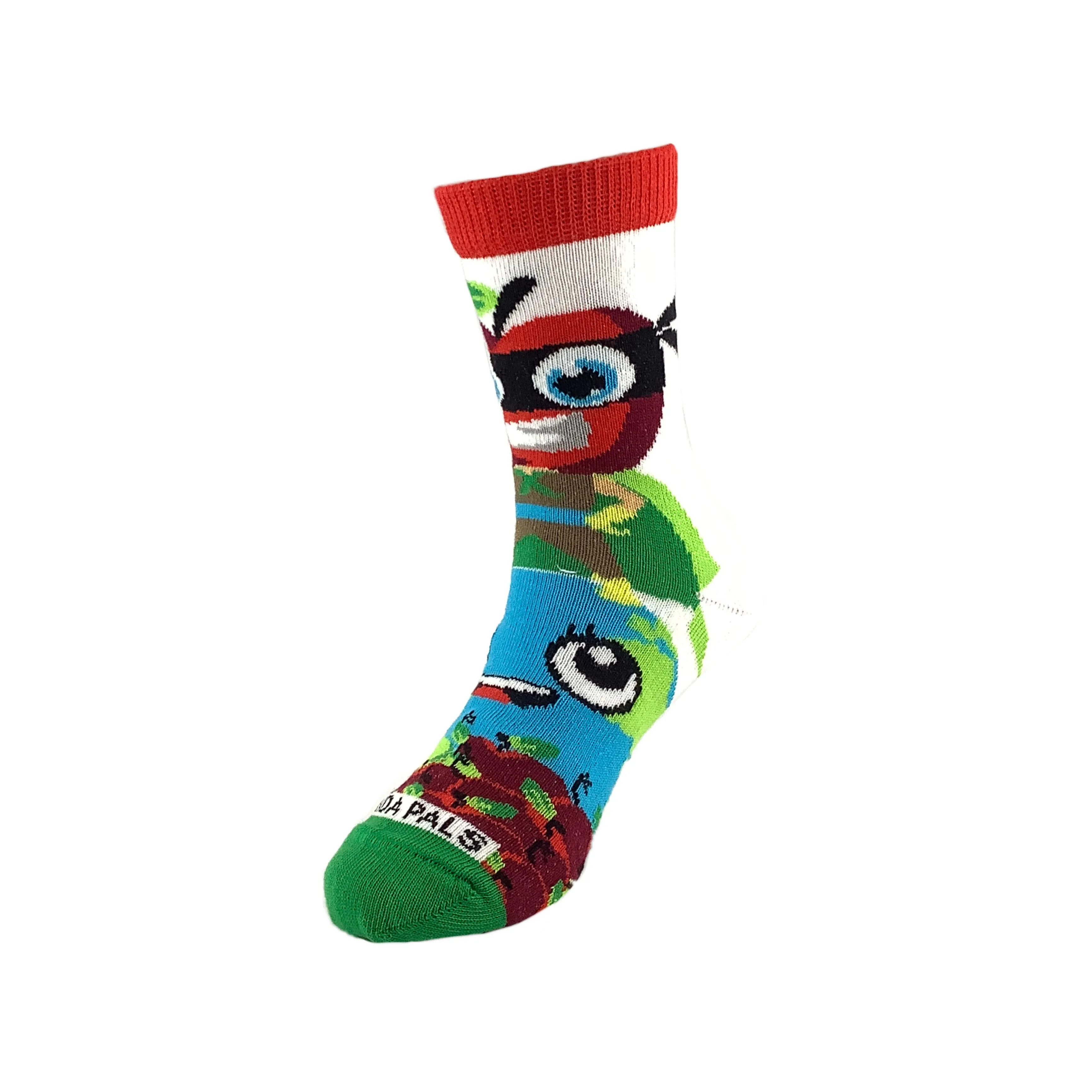 Apple Super Hero Socks from the Sock Panda (Ages 3-7)