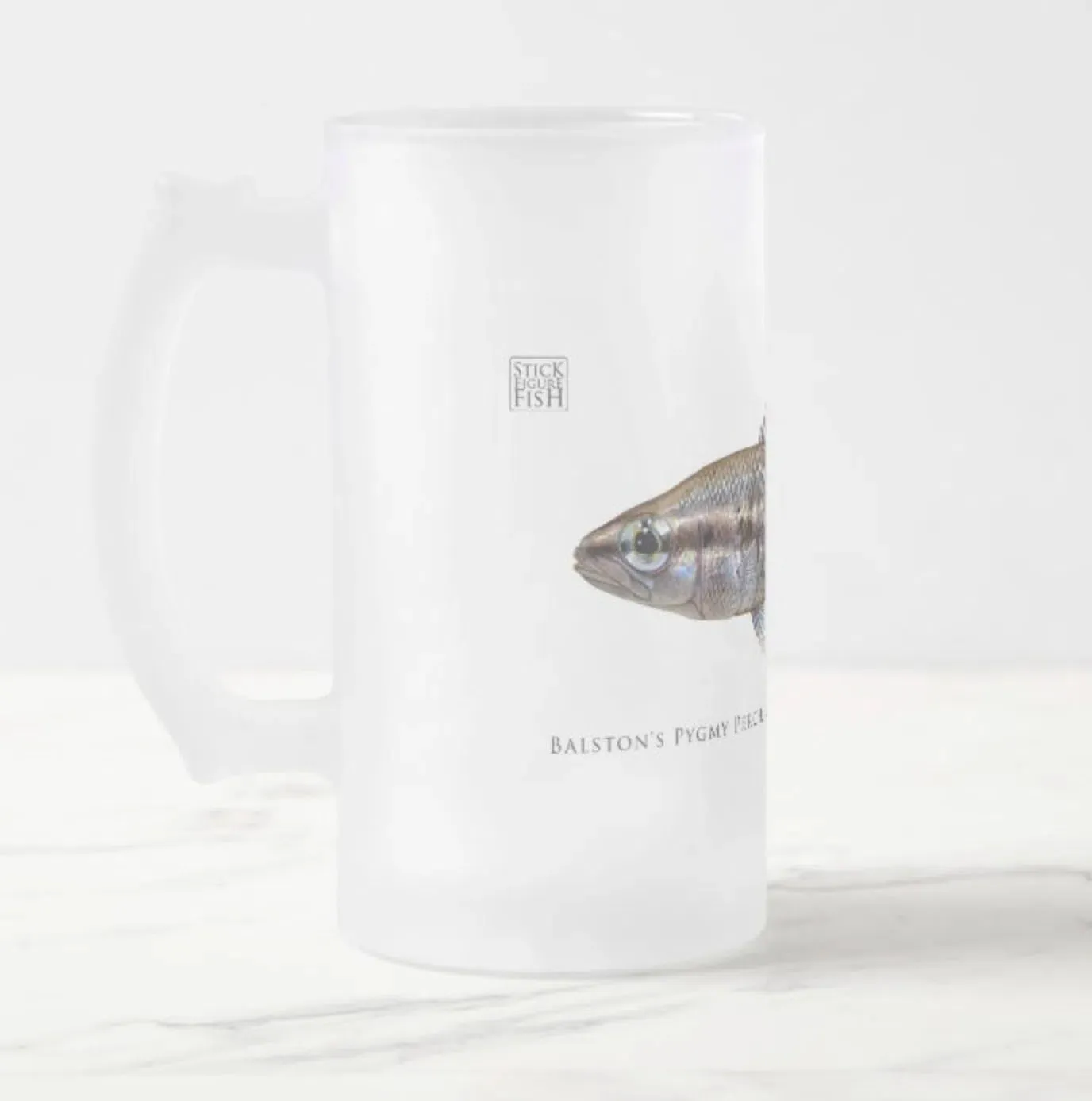 Balston's Pygmy Perch  - Frosted Glass Stein