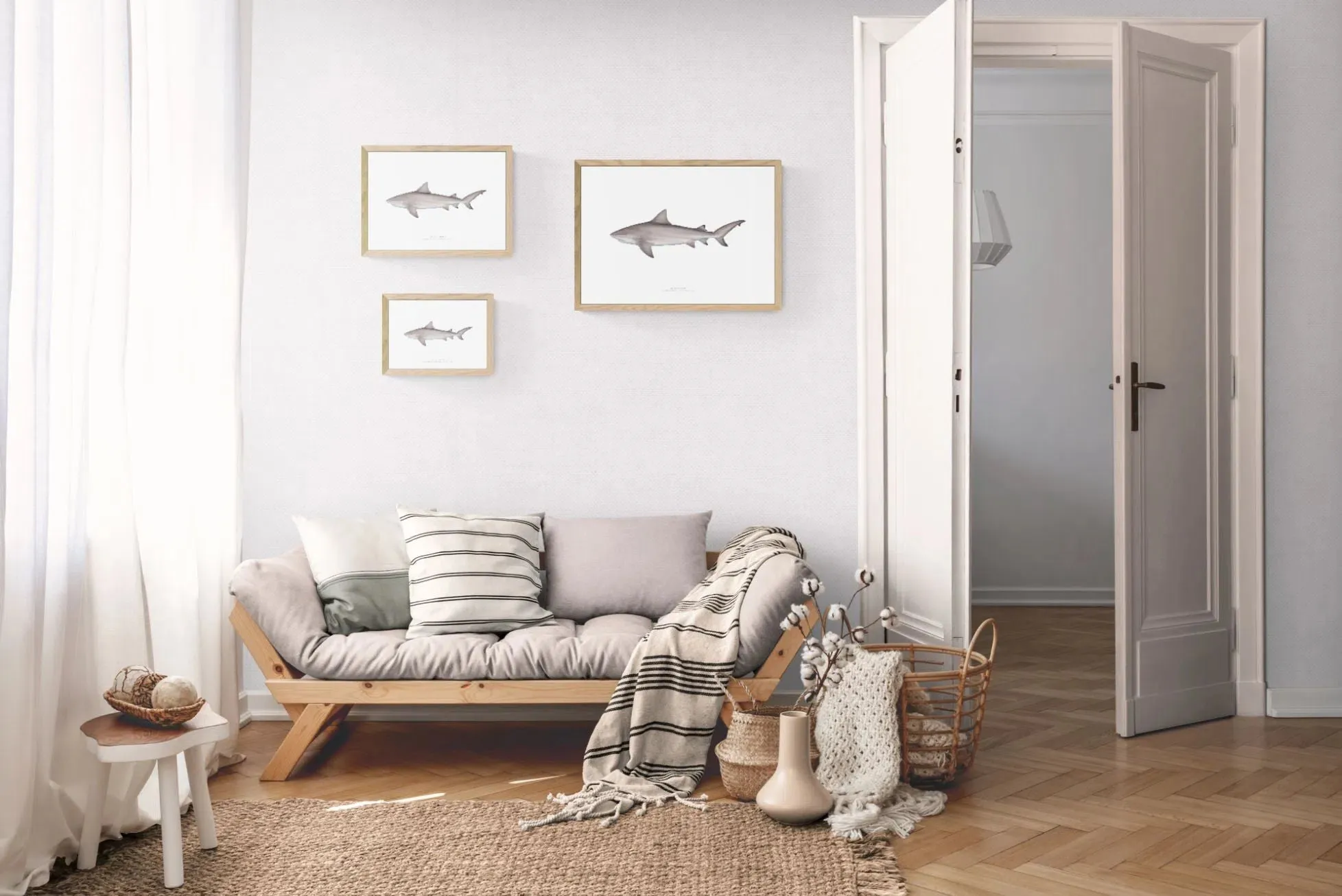 Bull Shark, Carcharhinus leucas (Müller & Henle 1839) - Fine Art Print