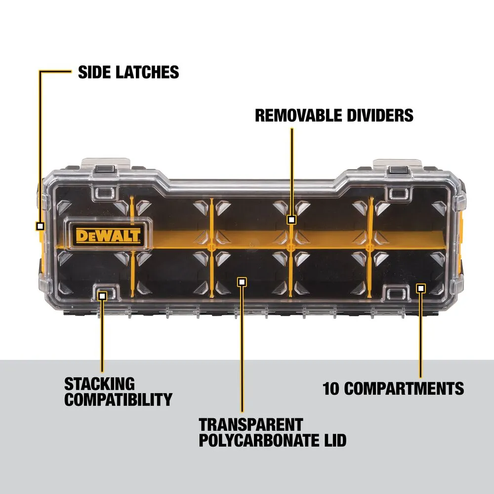 DeWALT DWST14835 10 Compartment Small Parts Pro Organizer