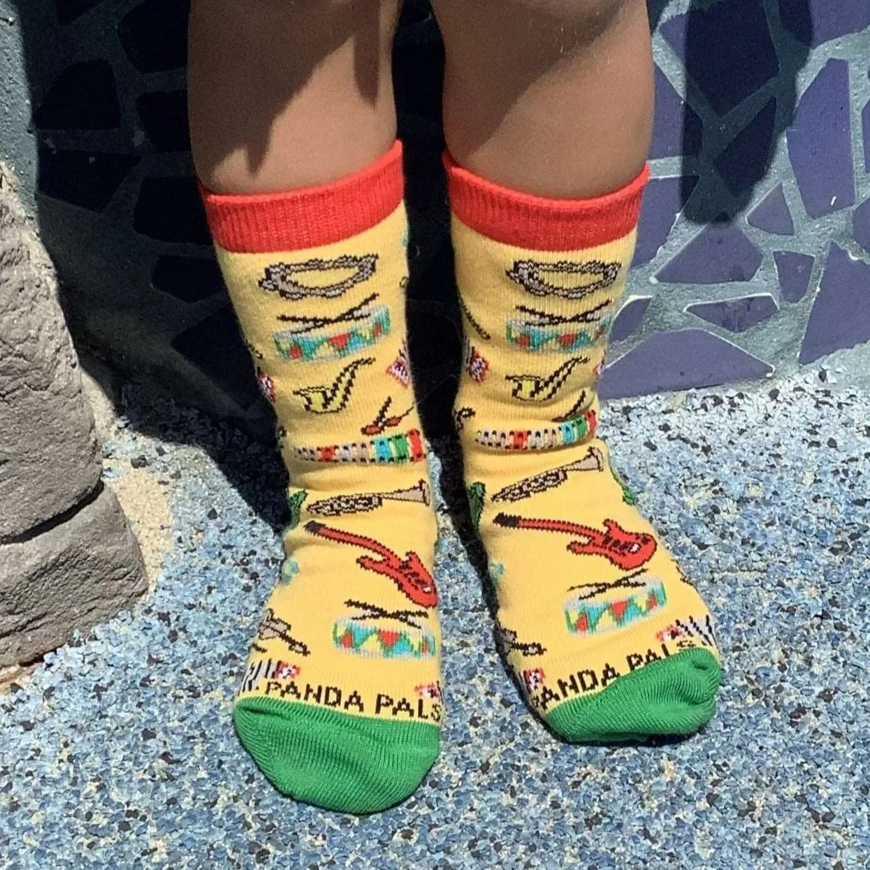 Fun Music Instruments Socks (Ages 3-7) from the Sock Panda