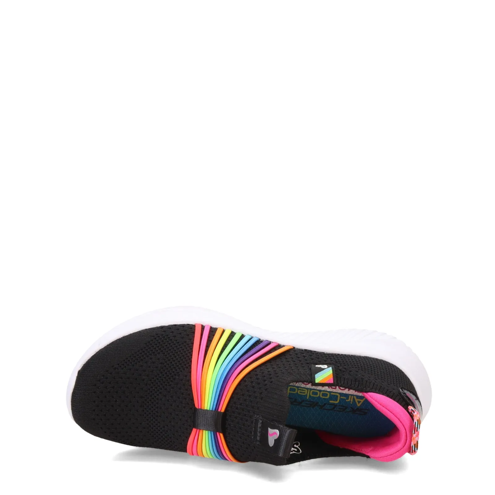 Girl's Skechers, Ultra Flex 3.0 - Rainbow Speed Sneaker â€“ Little Kid
