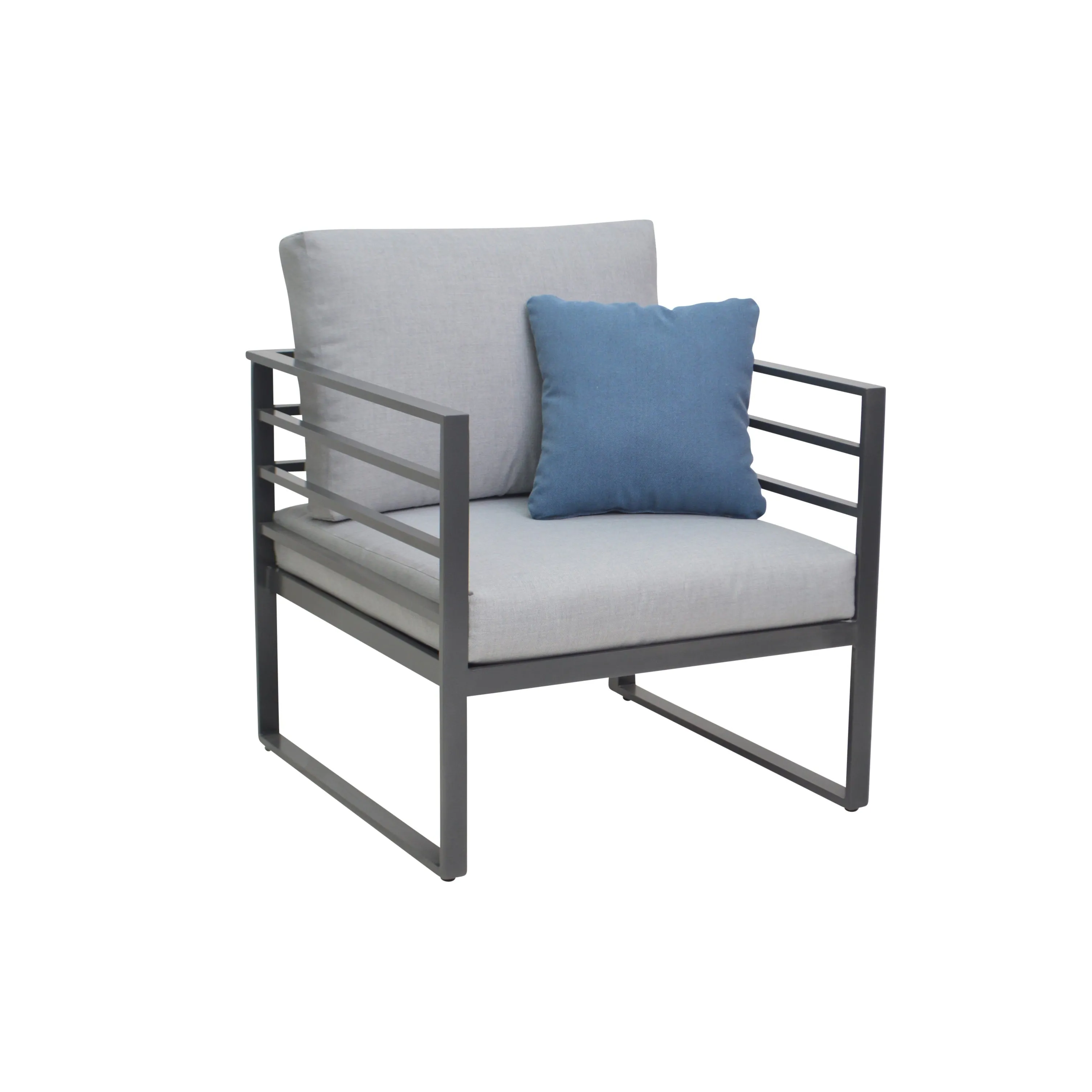 Graphite Grey 4-Piece Outdoor Seating Set