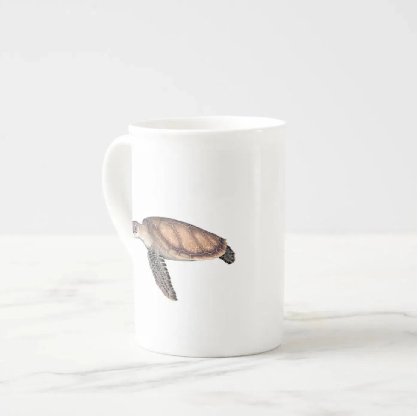 Green Sea Turtle - Fine Bone China Mug