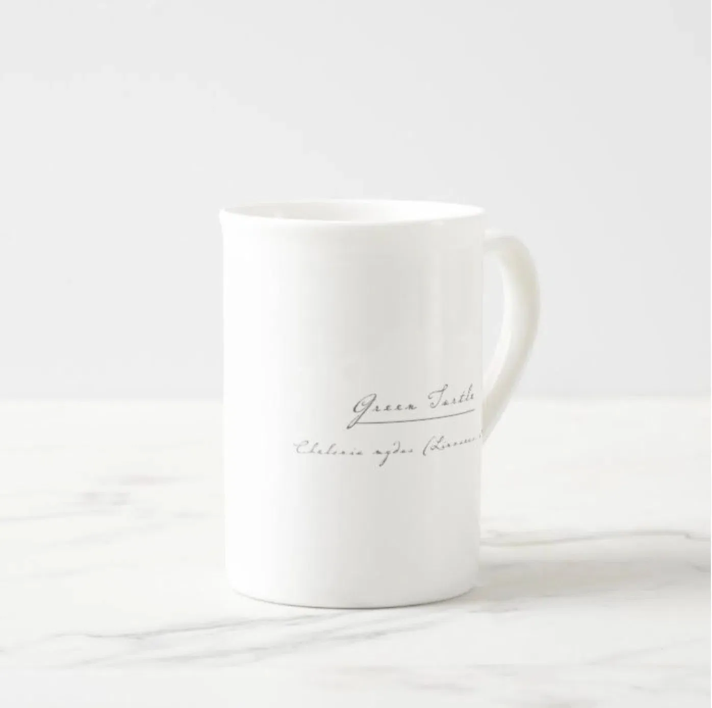 Green Sea Turtle - Fine Bone China Mug