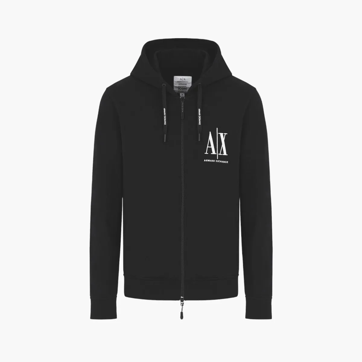 Icon Logo Zip Up Hooded Sweatshirt