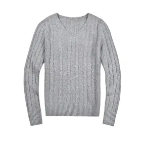 Knitted Top Casual Short Pullovers Lady Sweater V-neck Slim Solid Womens Jumper  Autumn Winter Female Long Sleeve Twist Traf