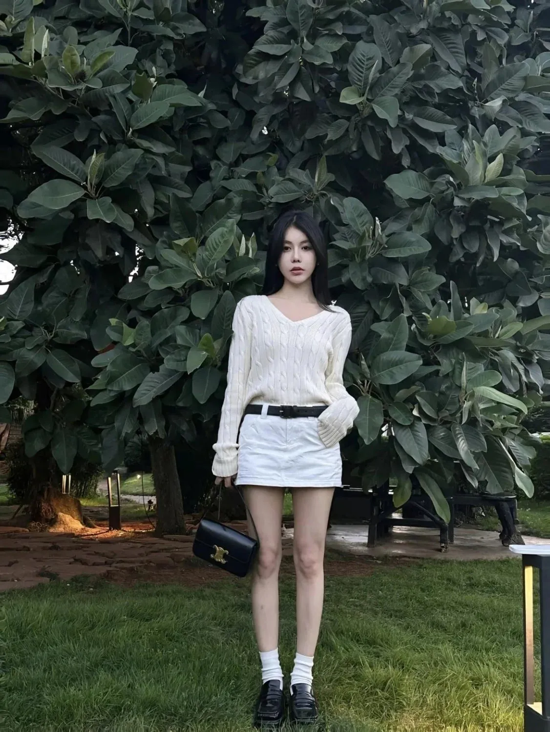 Knitted Top Casual Short Pullovers Lady Sweater V-neck Slim Solid Womens Jumper  Autumn Winter Female Long Sleeve Twist Traf
