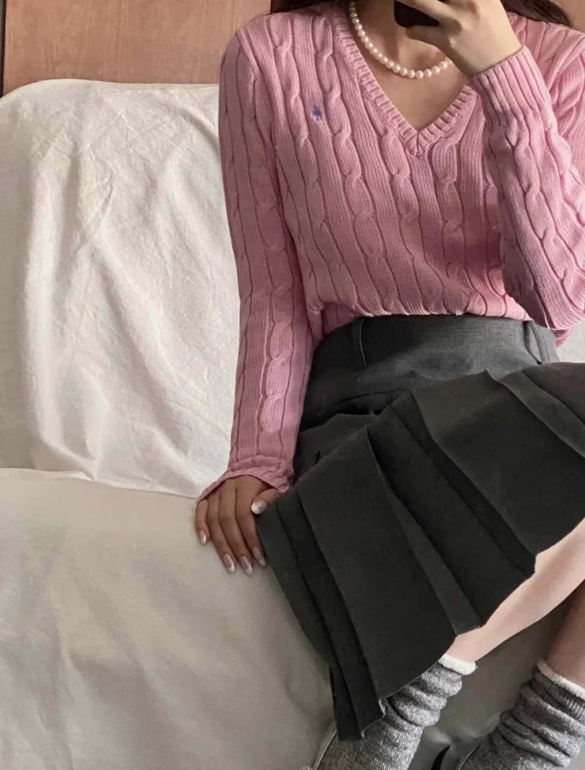 Knitted Top Casual Short Pullovers Lady Sweater V-neck Slim Solid Womens Jumper  Autumn Winter Female Long Sleeve Twist Traf