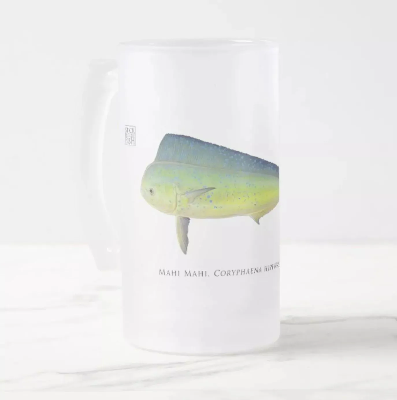Mahi Mahi - Frosted Glass Stein