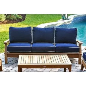 Miami Teak 79" Outdoor Sofa - 3 Position Reclining - New for 2024