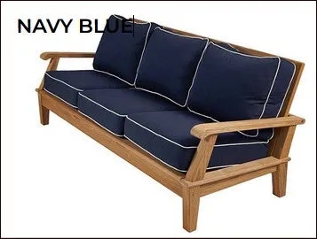 Miami Teak 79" Outdoor Sofa - 3 Position Reclining - New for 2024