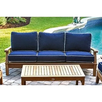 Miami Teak 79" Outdoor Sofa - 3 Position Reclining - New for 2024