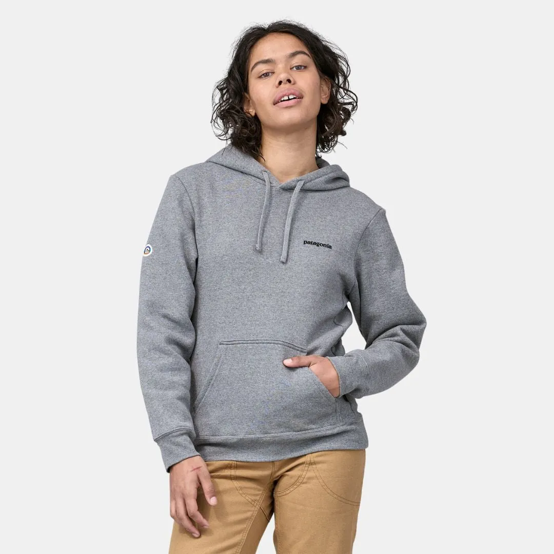 Patagonia Unisex Fitz Roy Icon Uprisal Hoody Gravel Heather