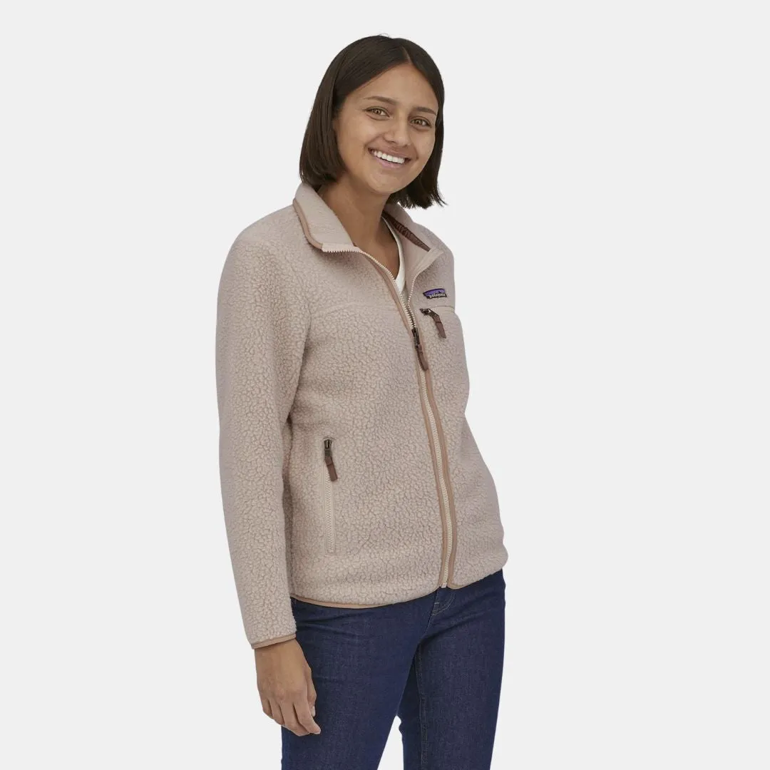 Patagonia Women's Retro Pile Fleece Jacket Sharoom Taupe