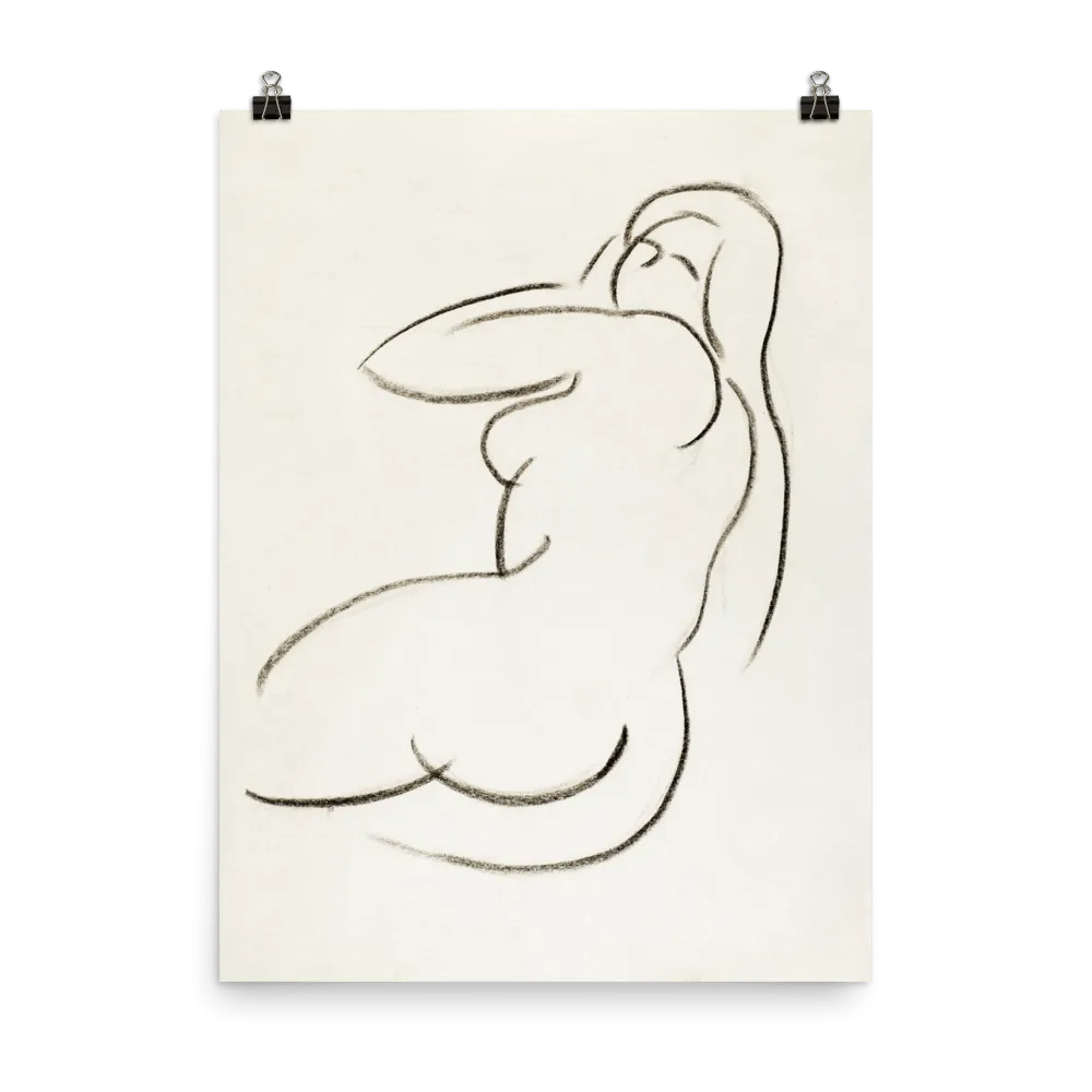 "Female Form in Pencil" Art Print
