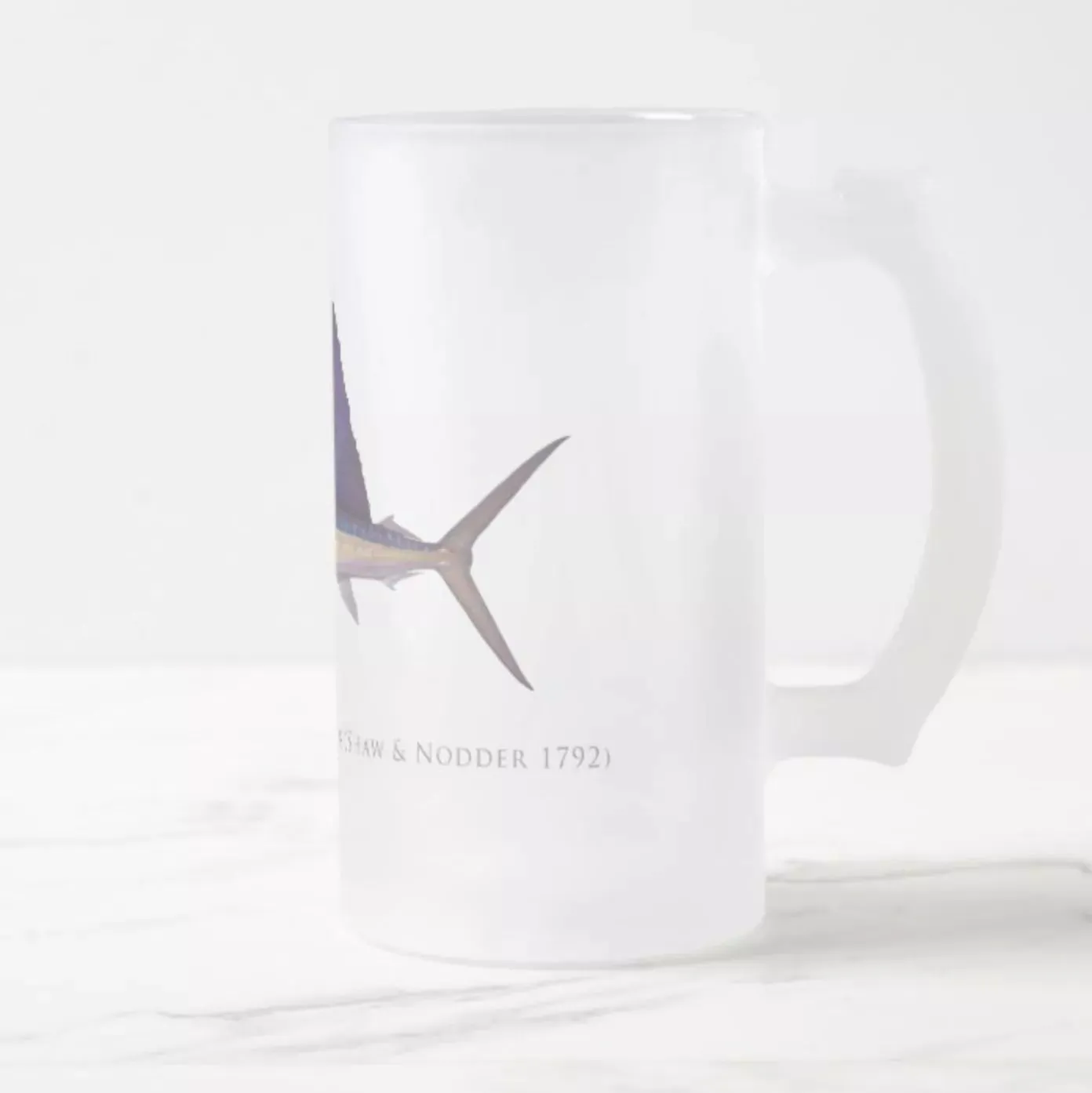 Sailfish - Frosted Glass Stein