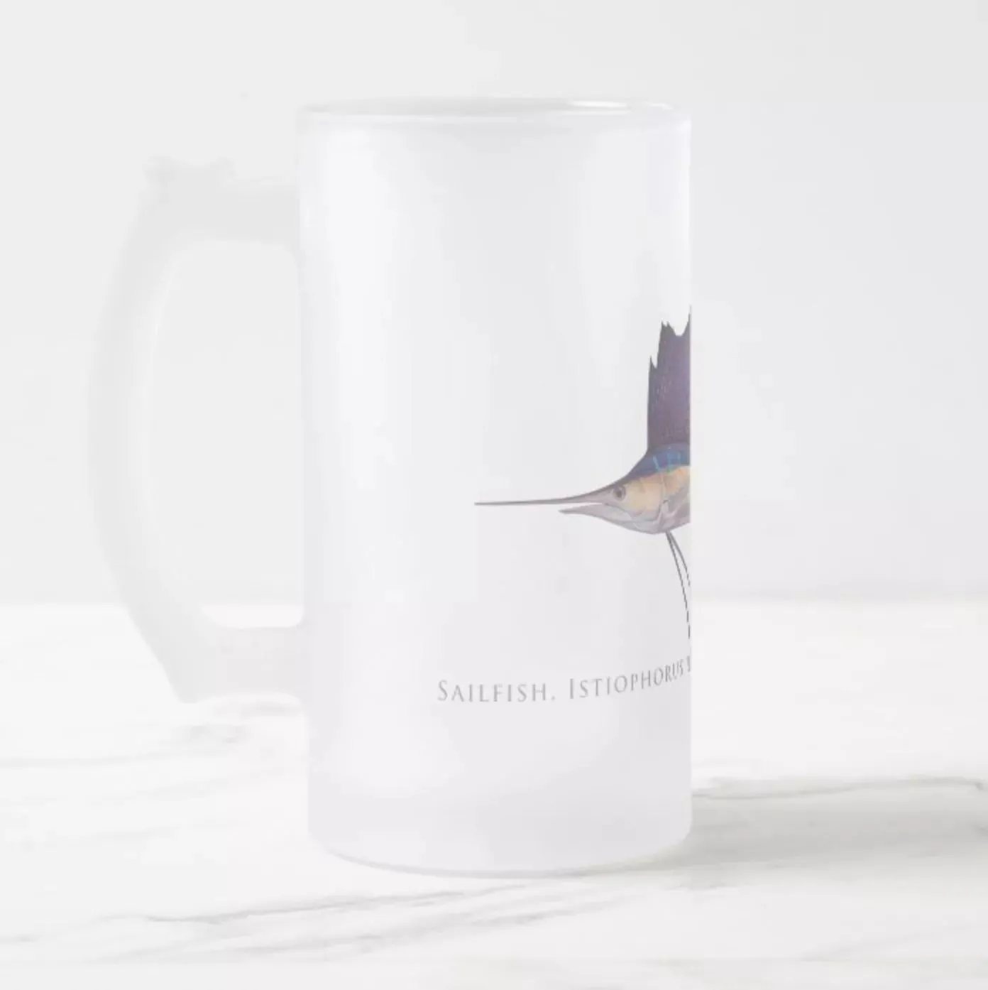 Sailfish - Frosted Glass Stein