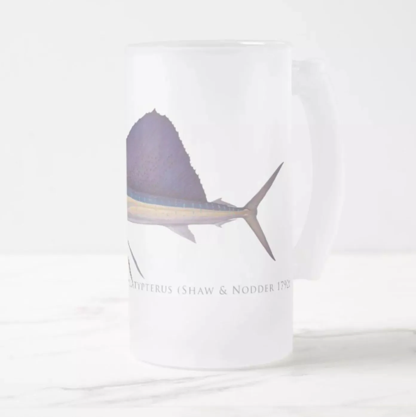 Sailfish - Frosted Glass Stein