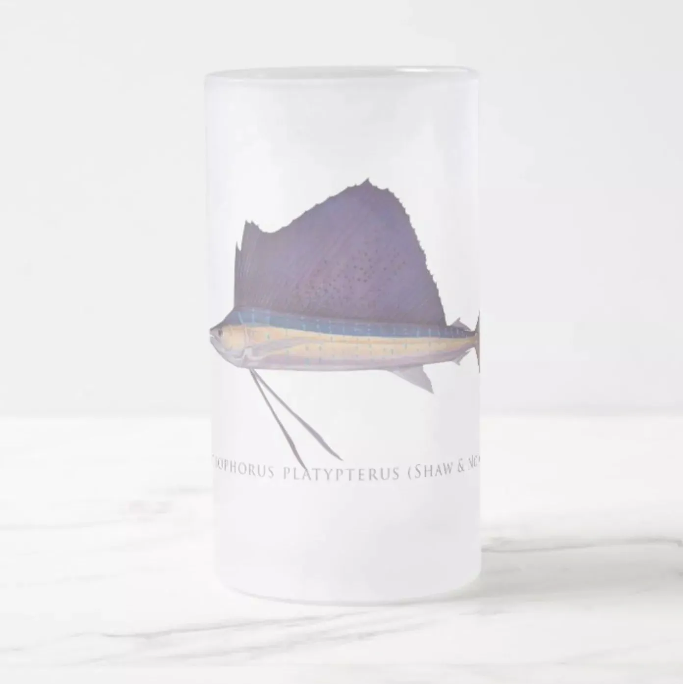 Sailfish - Frosted Glass Stein