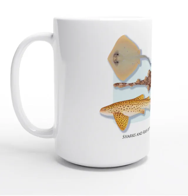 Sharks and Rays of the Coral Reef - Mug