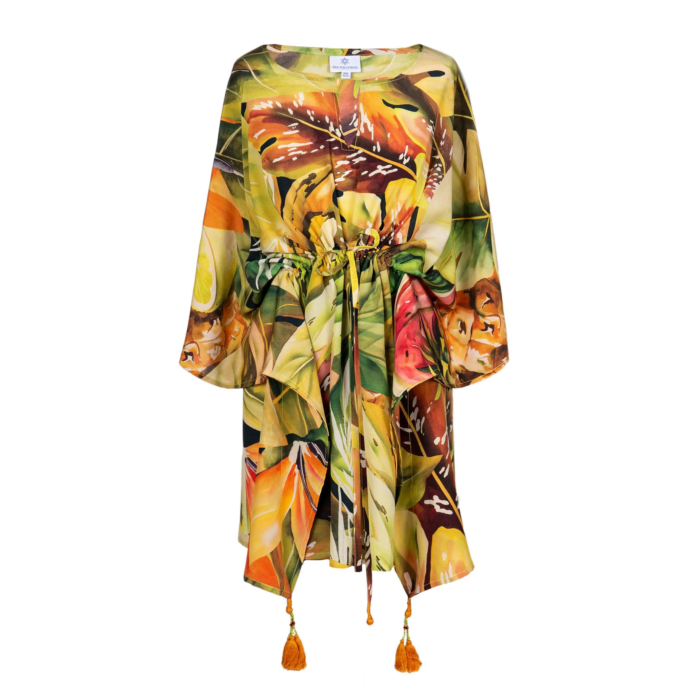 Tutti Frutti Italian Silk Short Kaftan